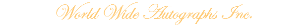 World Wide Autographs Inc.